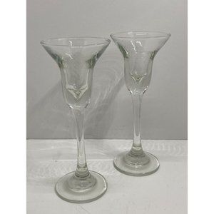 Long Stem Cordial Dessert Wine Glasses Set of Two